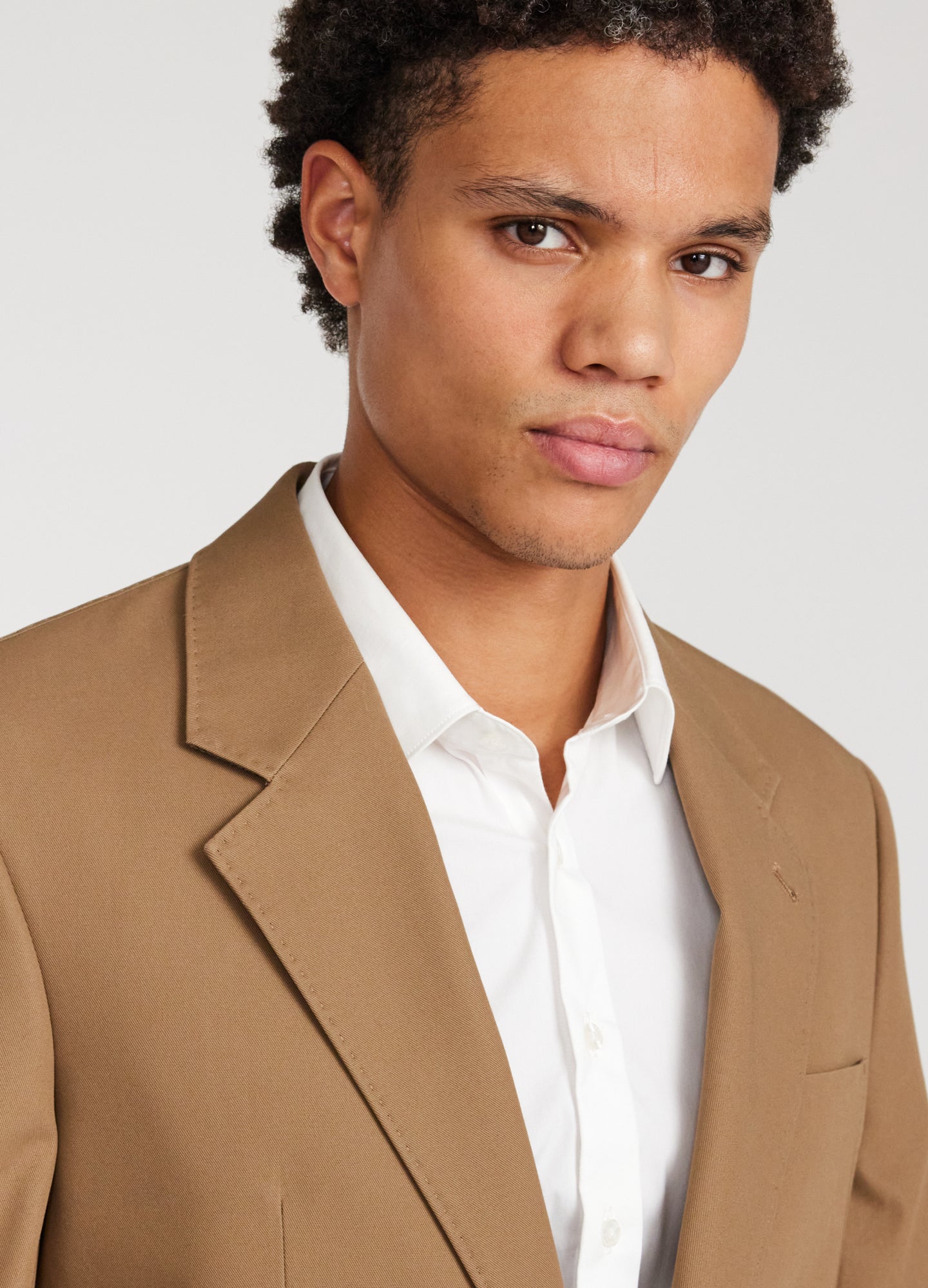 Cotton Twill Blazer Oak