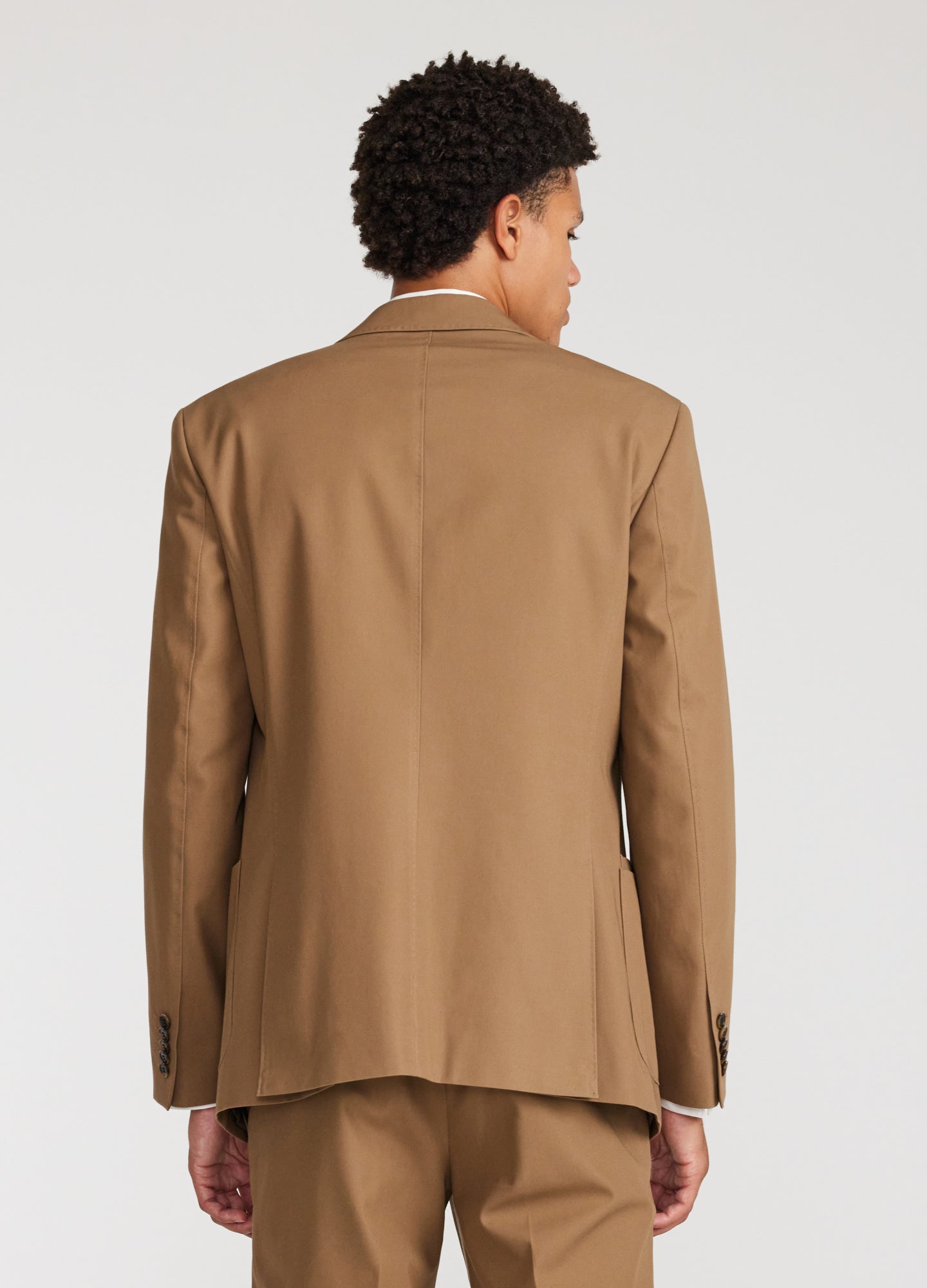 Cotton Twill Blazer Oak