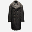 Faux Fur Coat Grey