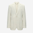 Seersucker Check Blazer Stone