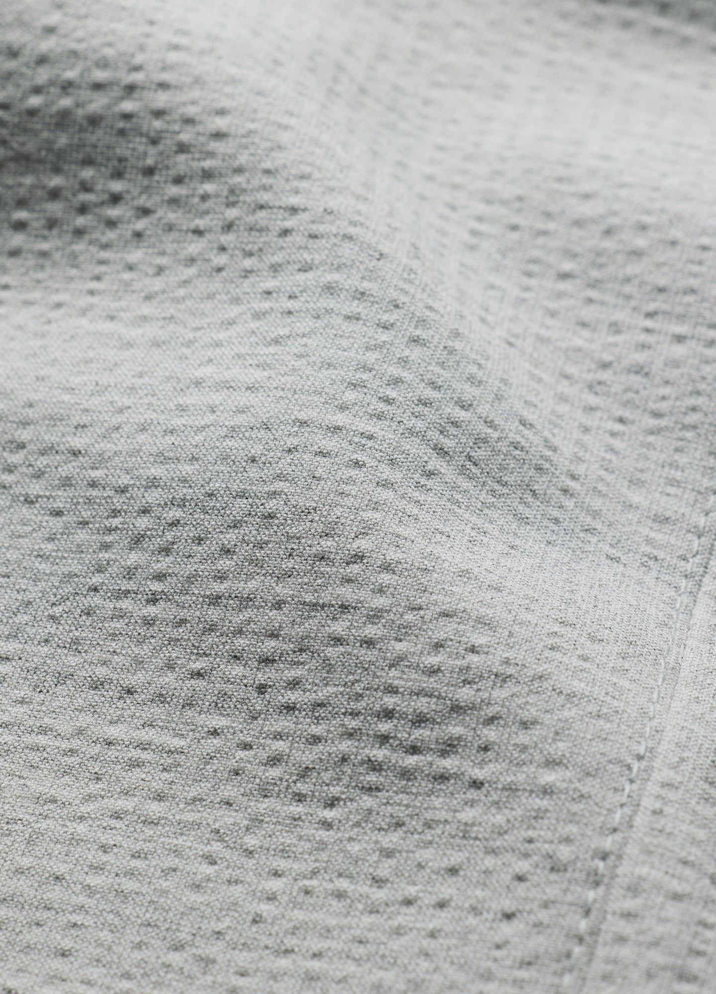 Tech Seersucker Double Breasted Blazer Silver