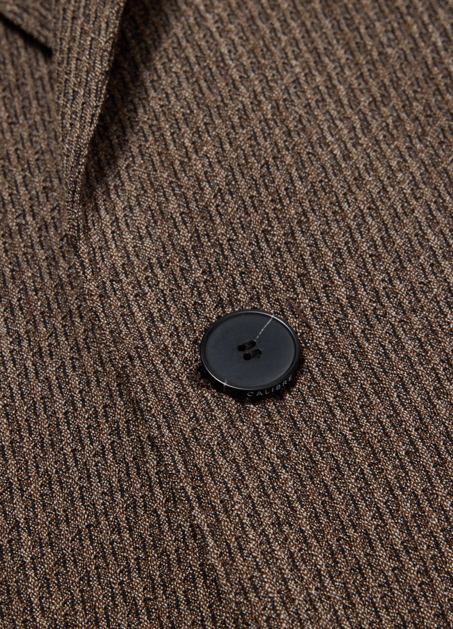 Unstructured Micro Jacquard Wool Blazer Mocha