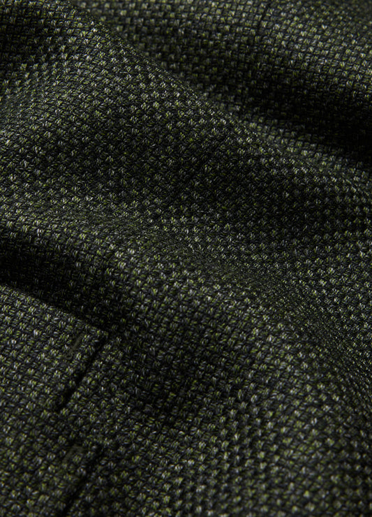 Hopsack Wool Blazer Khaki
