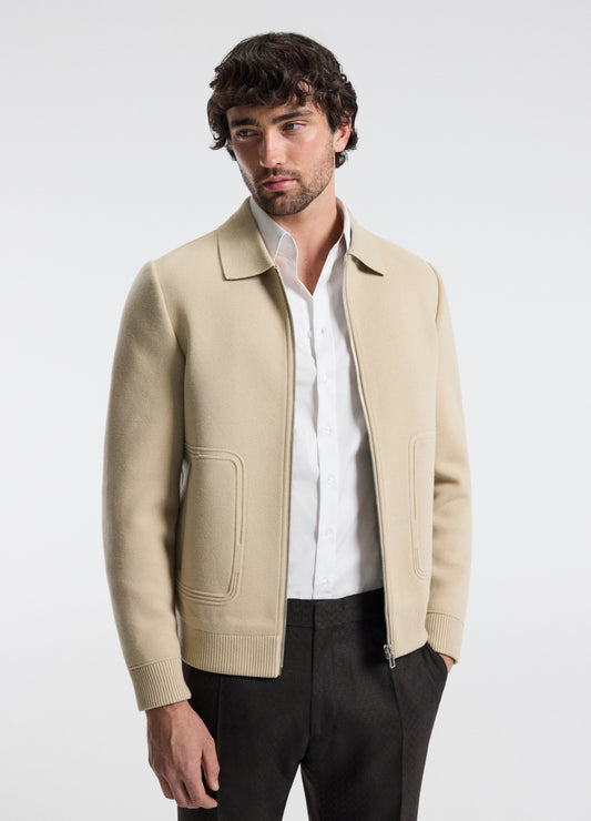 Milano Knit Jacket Stone