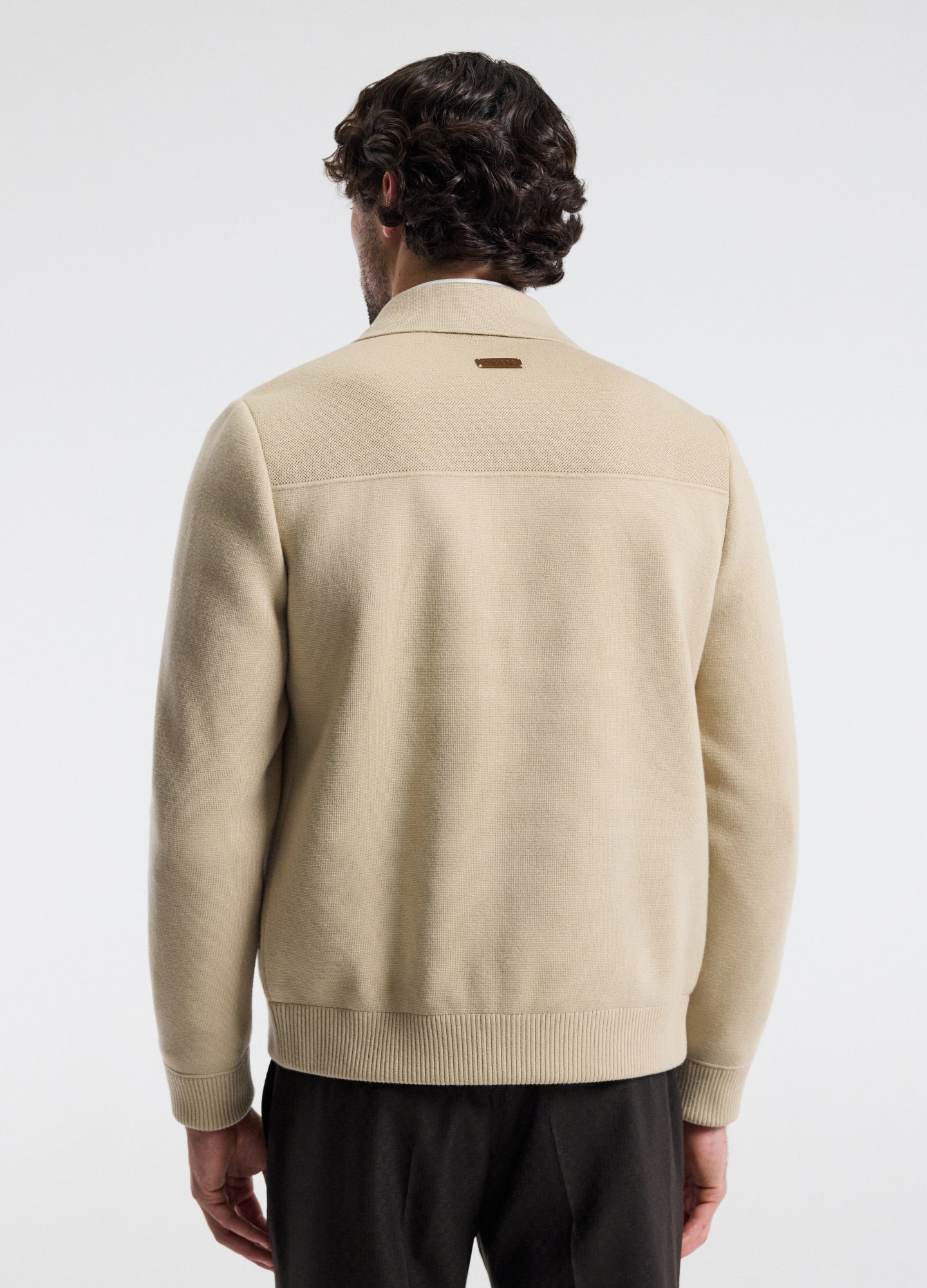 Milano Knit Jacket Stone