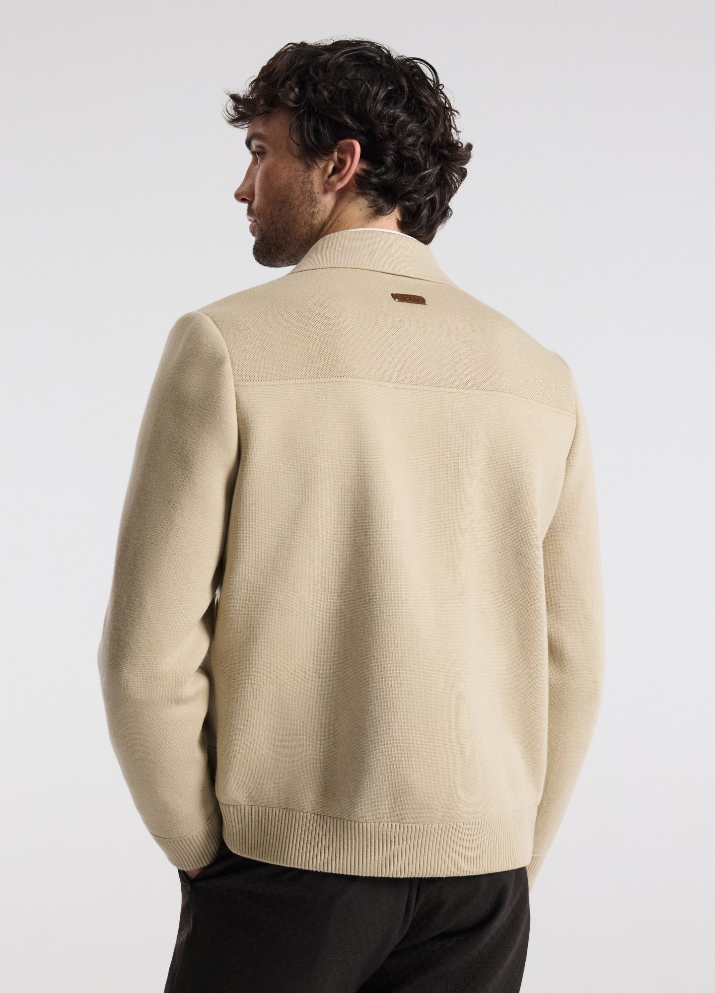 Milano Knit Jacket Stone