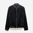 Velvet Bomber Jacket Smoke