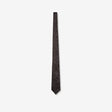 Winter Jacquard Regular Tie Black