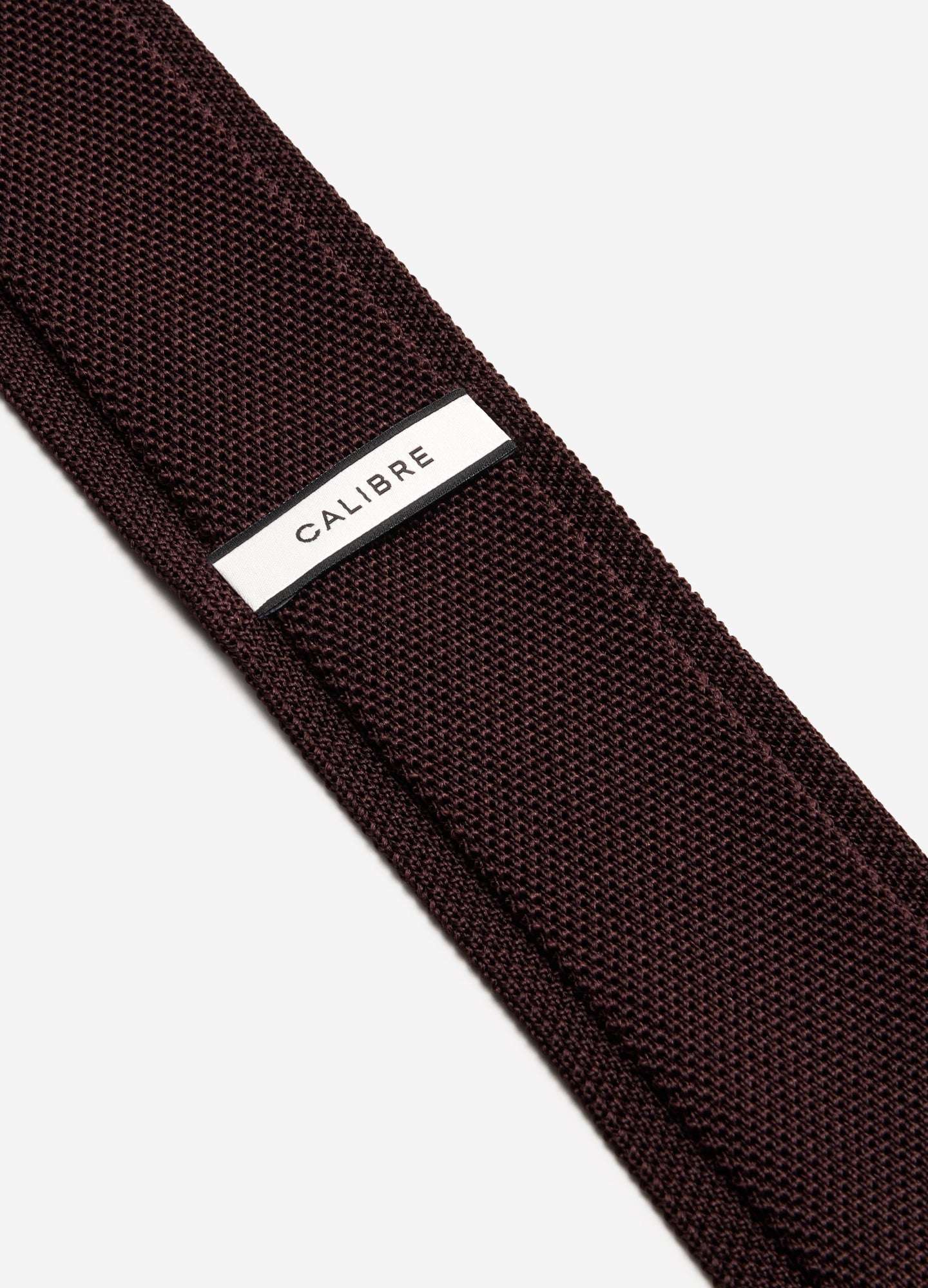 Silk Knitted Tie Chocolate
