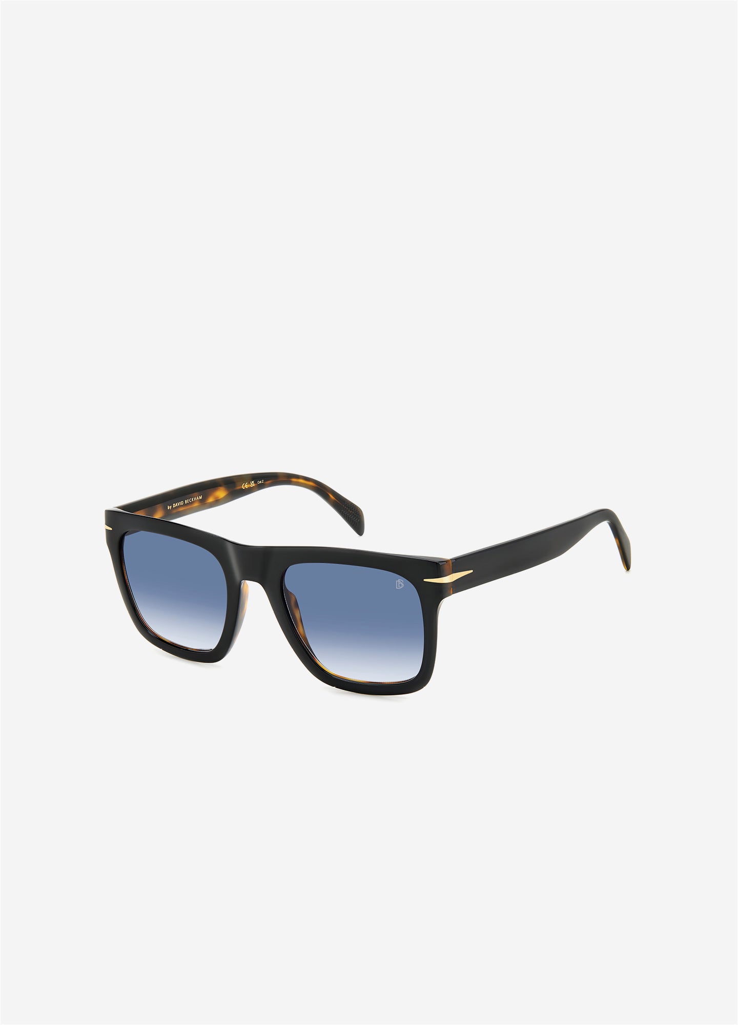 David Beckham Rectangle Frame Sunglasses Black Tort