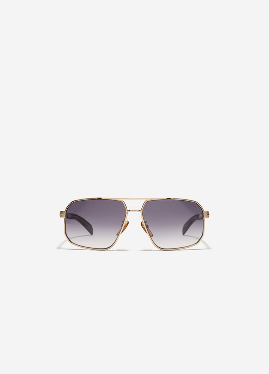 David Beckham Metal Frame Sunglasses Gold Black
