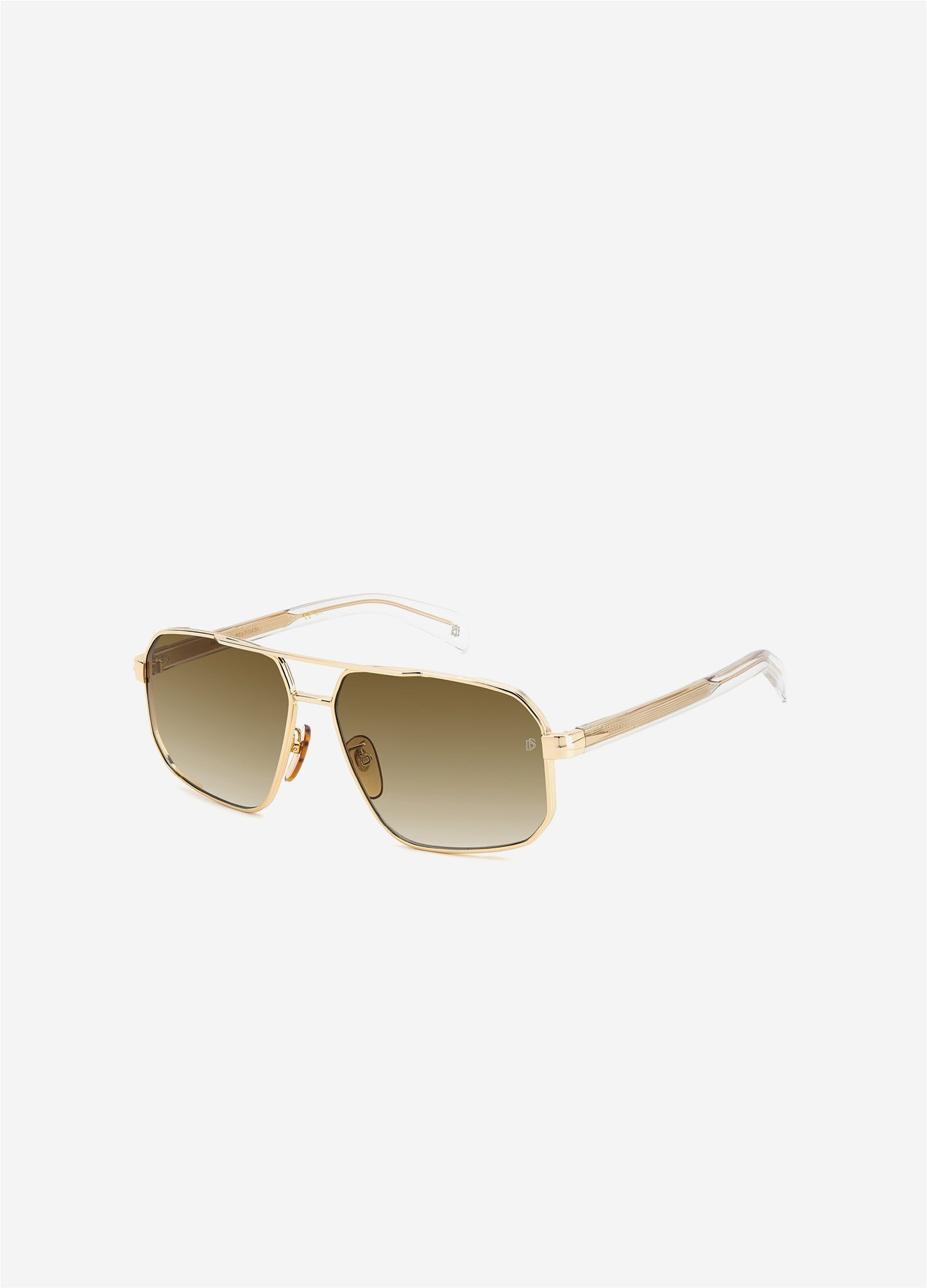 David Beckham Metal Frame Sunglasses Gold Co