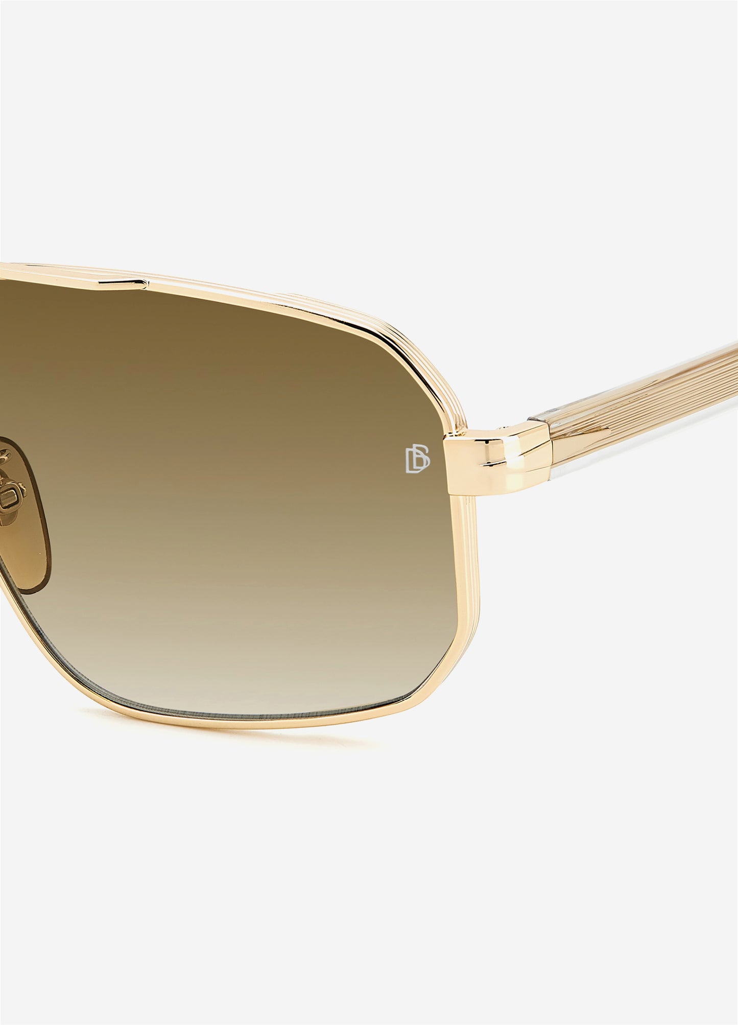 David Beckham Metal Frame Sunglasses Gold Co