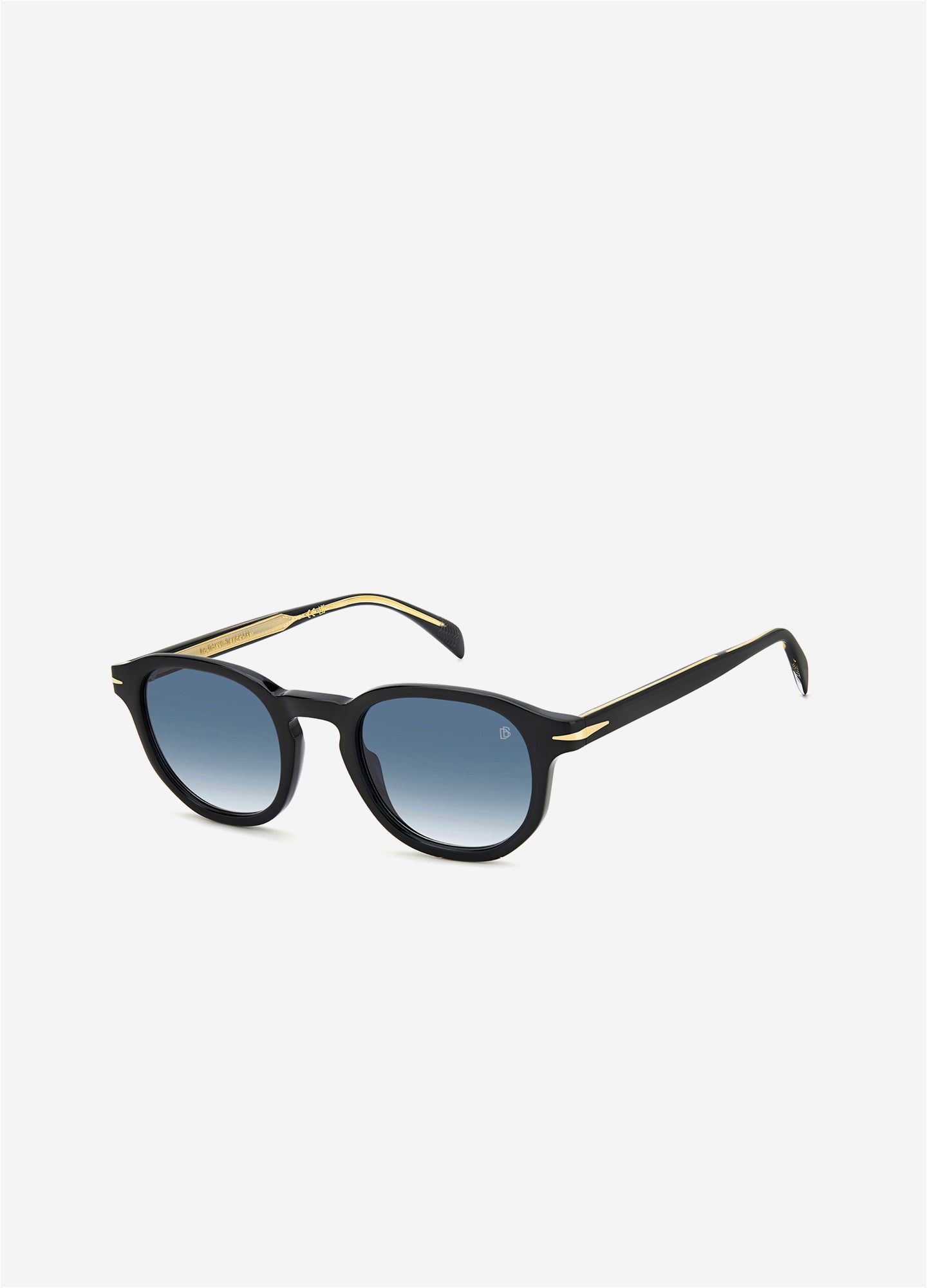 David Beckham Round Frame Sunglasses Black