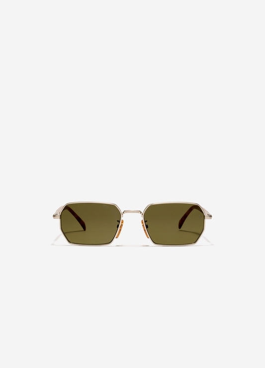 David Beckham Geometric Sunglasses Silver