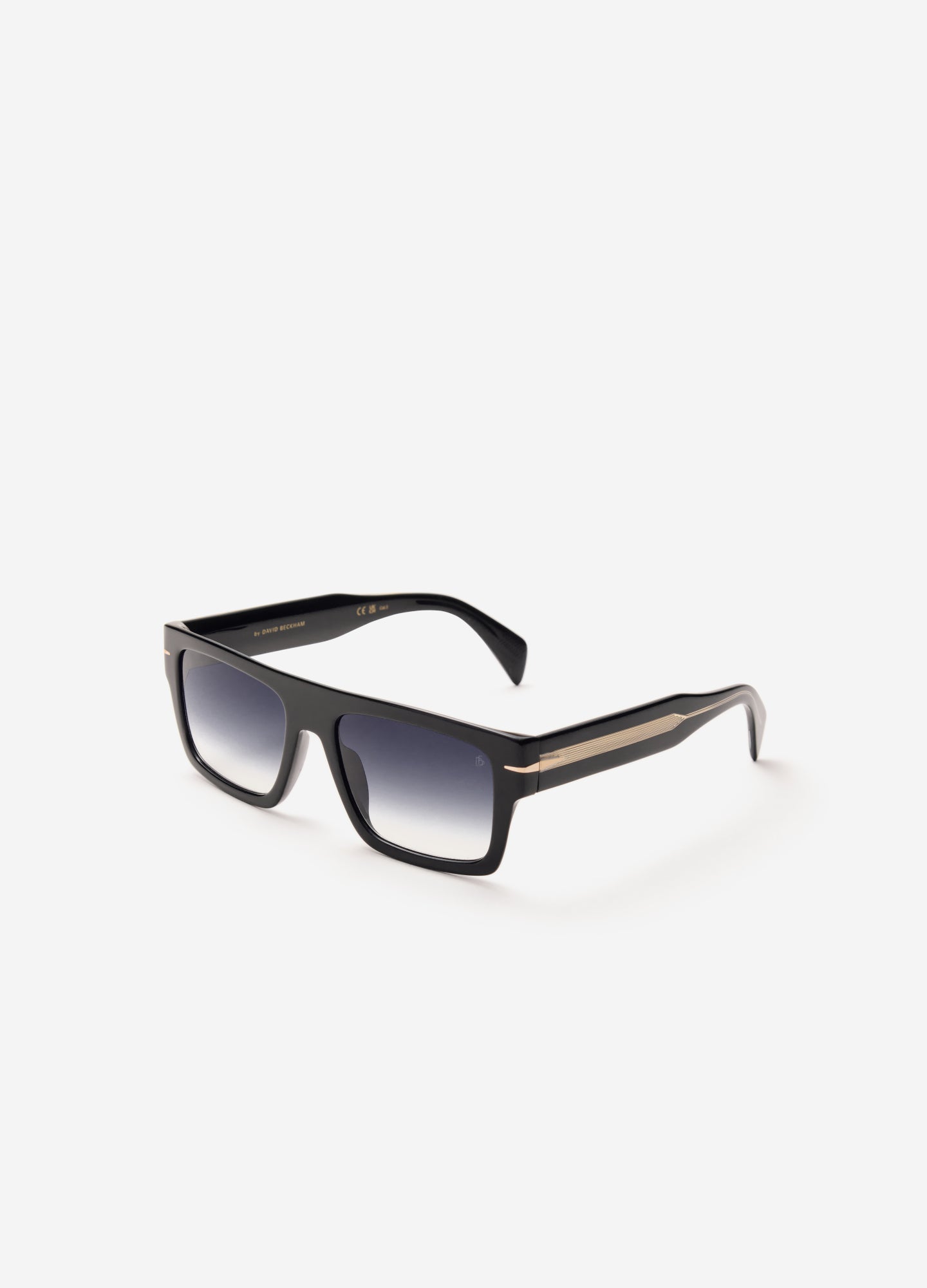 David Beckham Flat Top Sunglasses Black