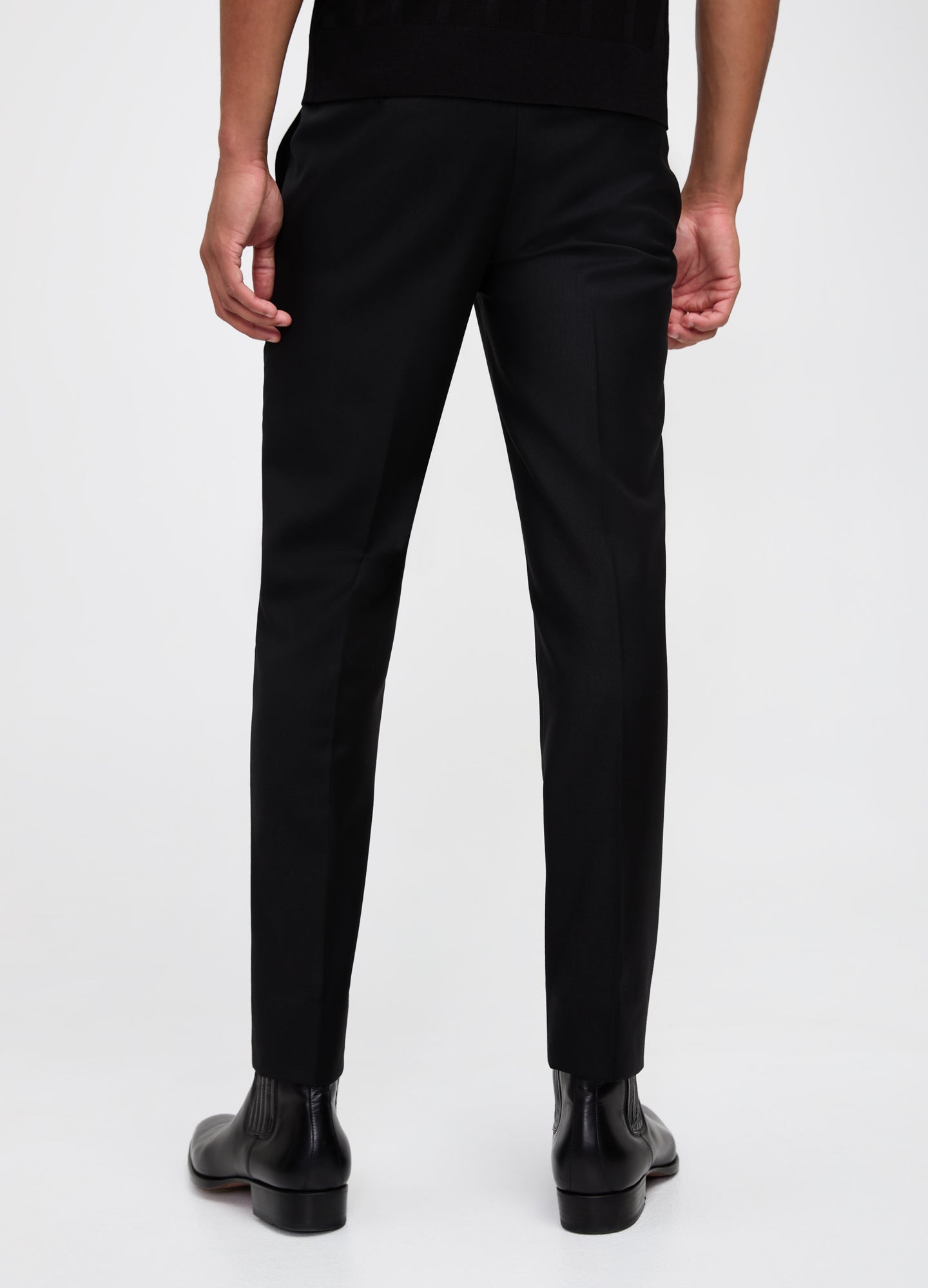 Tech Cotton Stretch Slim Pant Black