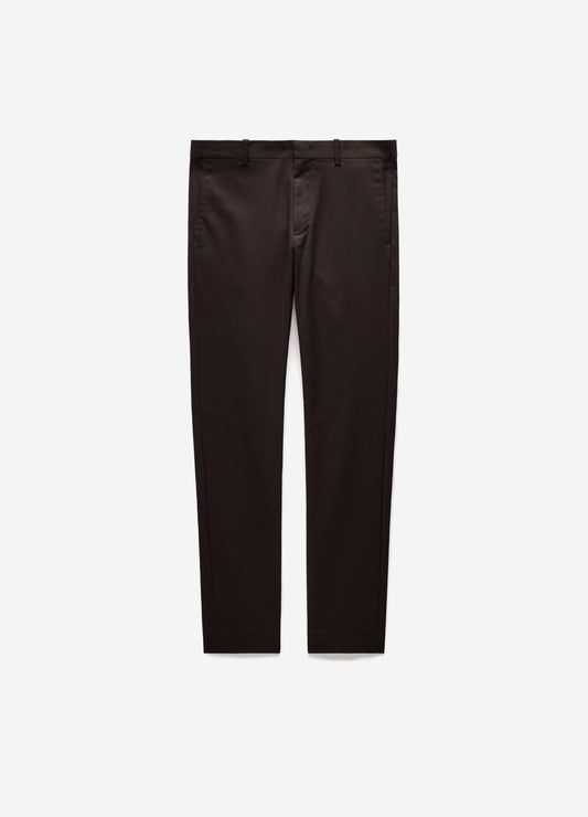 Tech Cotton Stretch Slim Pants Chocolate