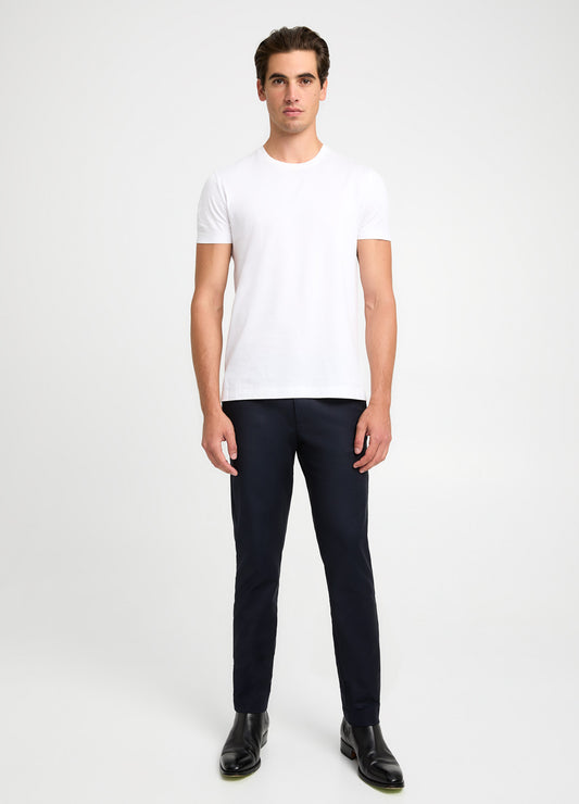 Tech Cotton Stretch Slim Pant Navy