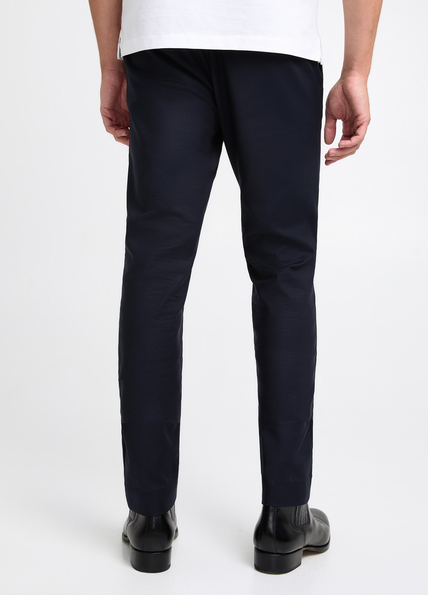 Tech Cotton Stretch Slim Pant Navy