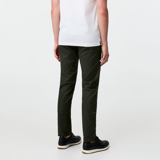 Tech Cotton Stretch Slim Pant Olive