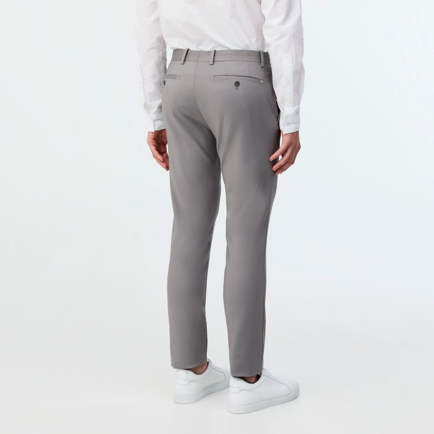 Tech Cotton Stretch Slim Pant Pewter