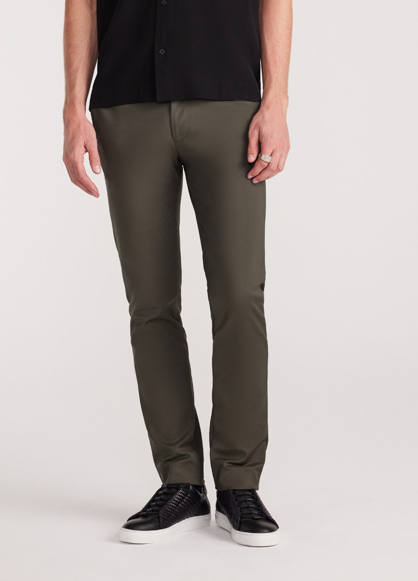 Tech Cotton Stretch Slim Pant Pine