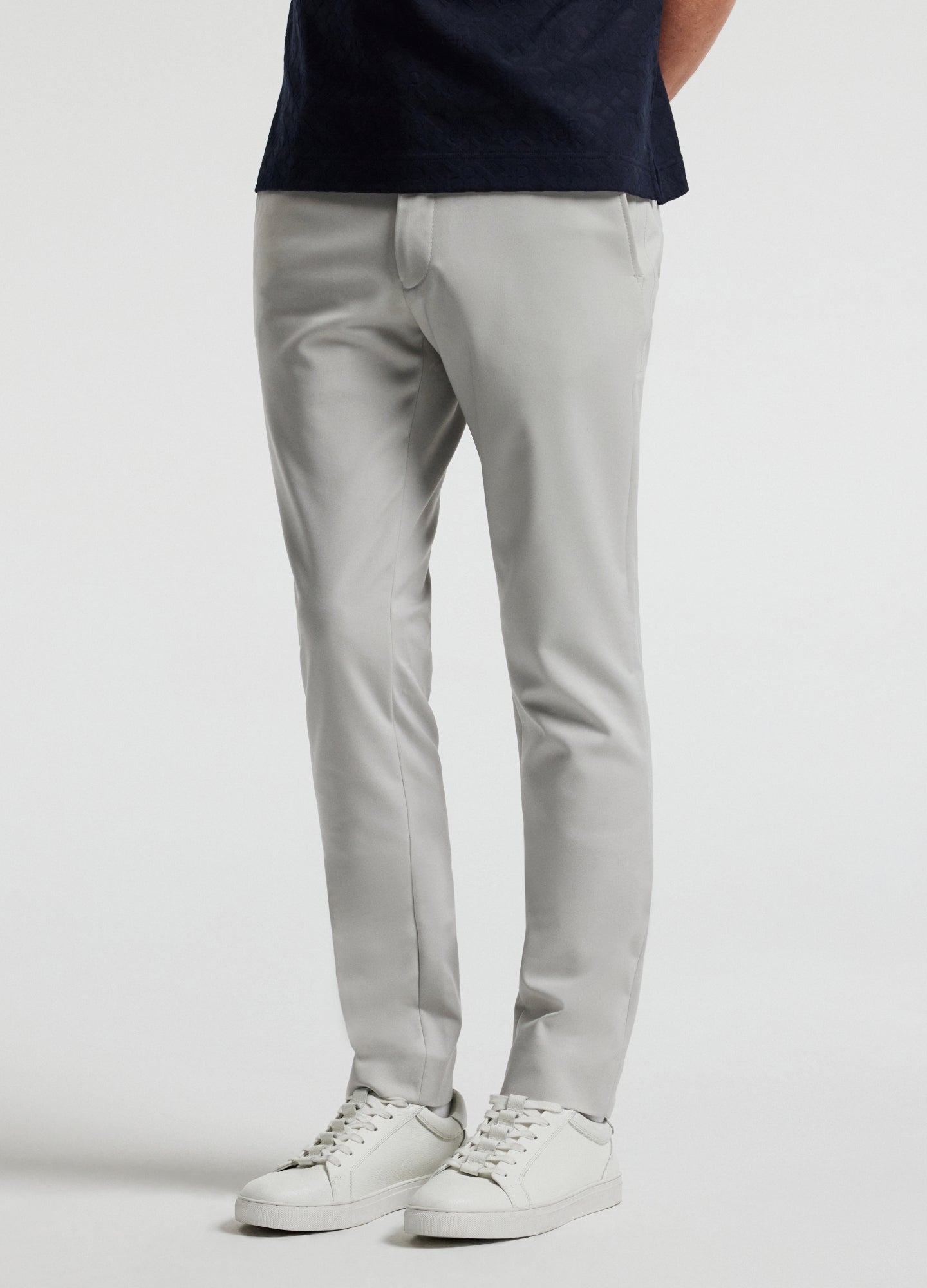 Tech Cotton Stretch Slim Pant Salt