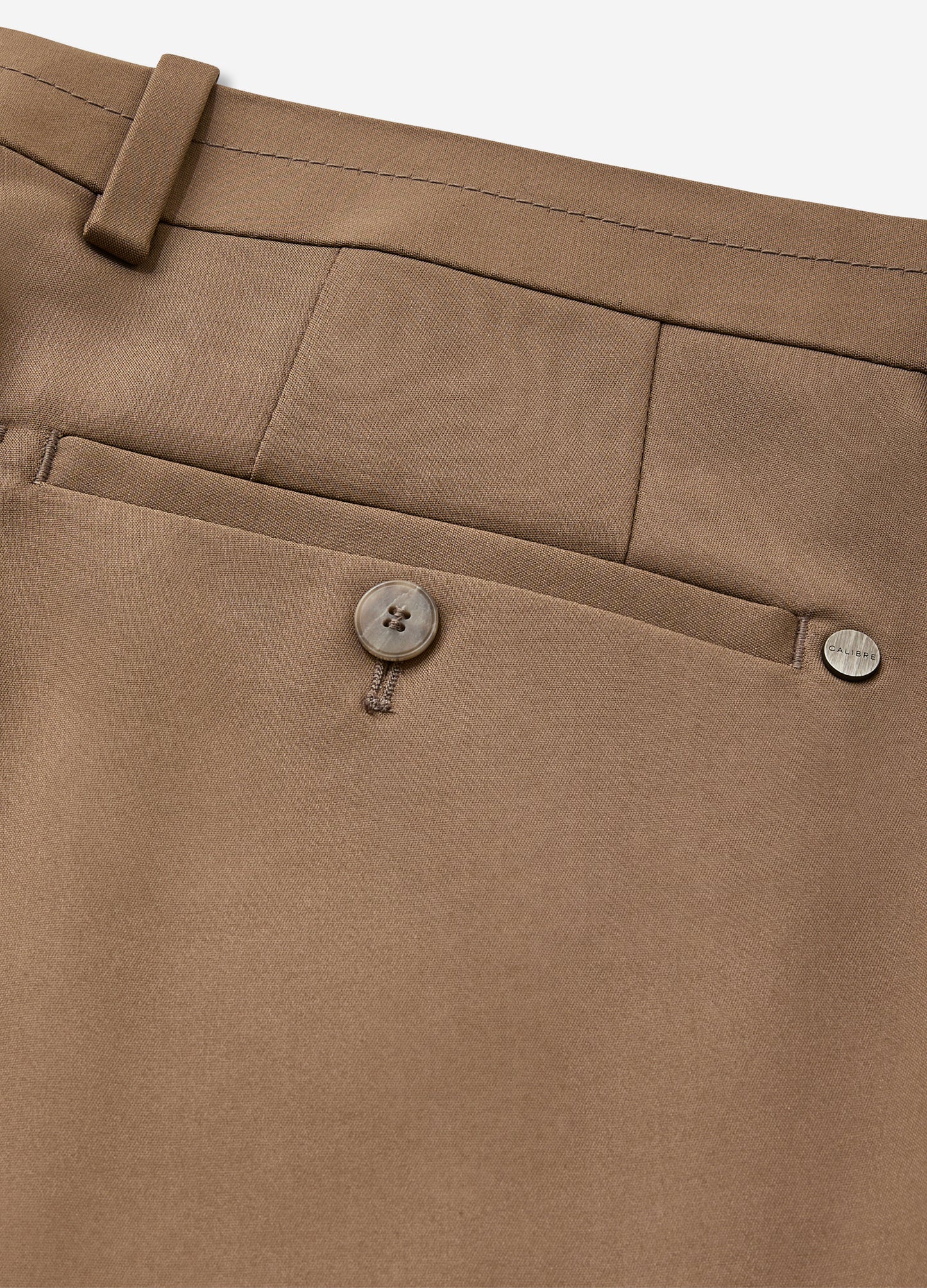 Tech Cotton Stretch Slim Pant Taupe