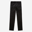 Slim Stretch Mercerised Cotton Pants Black
