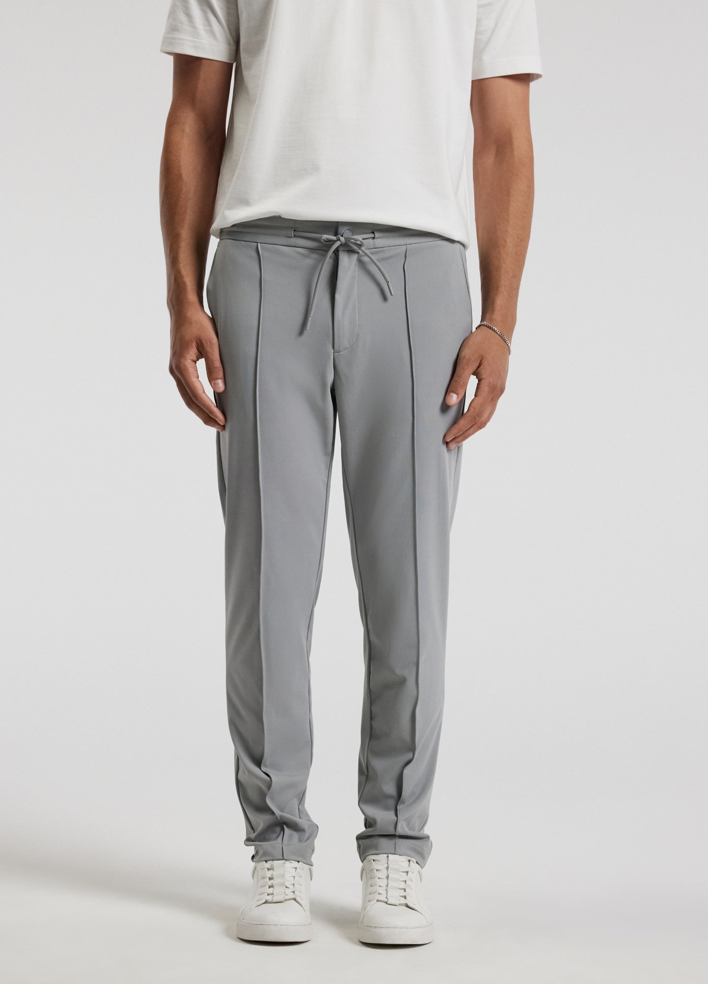 Performance Pintucked Pants Ash