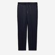 Pintucked Drawstring Pants Navy