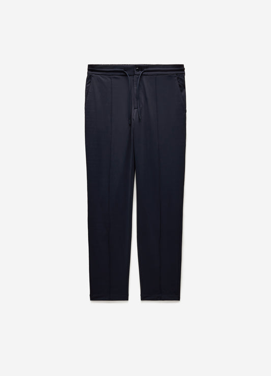 Pintucked Drawstring Pants Navy