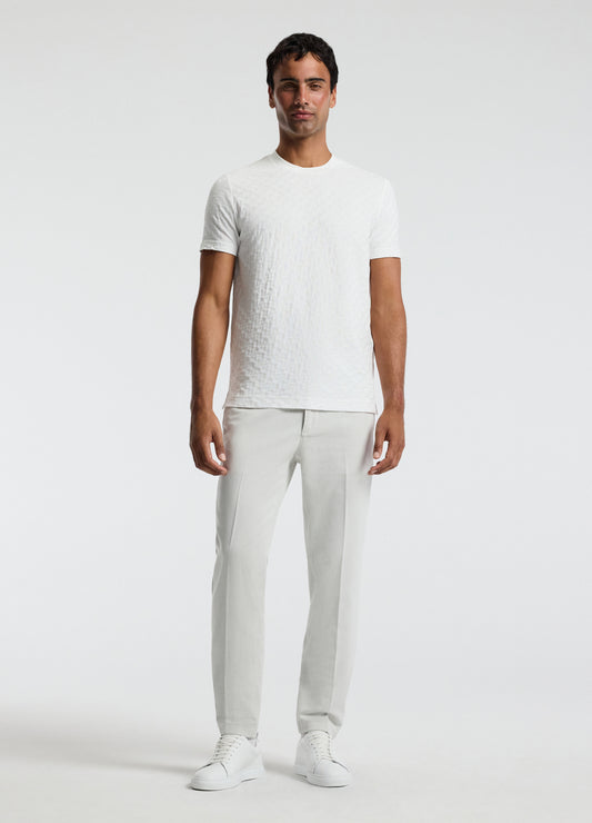 Dobby Denim Drawstring Pants Almond