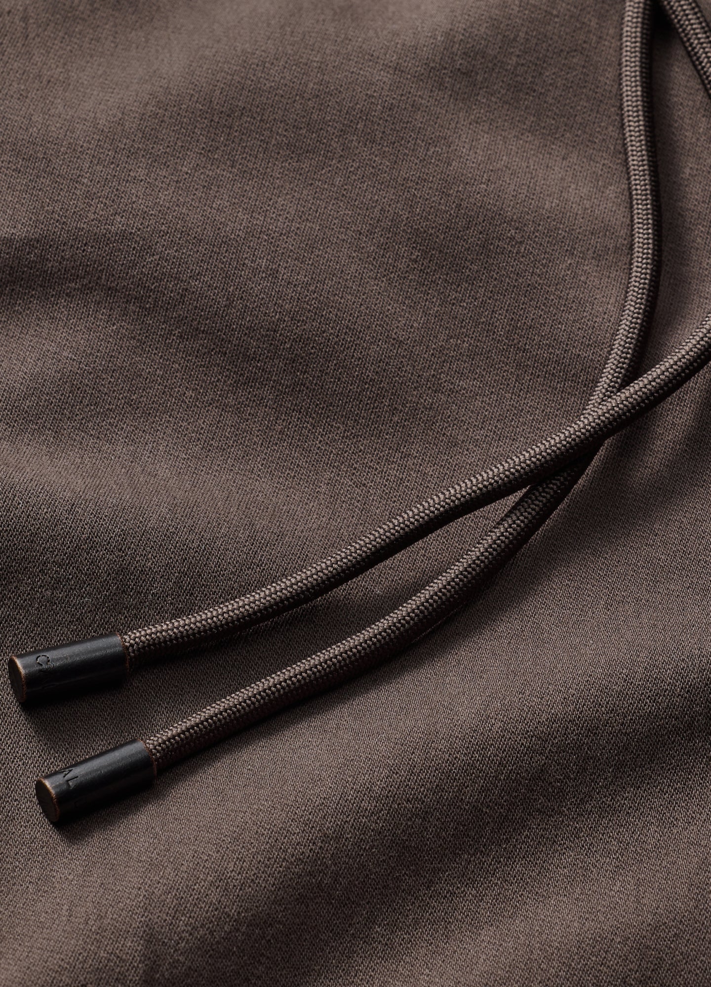 Dobby Denim Drawstring Pants Mocha