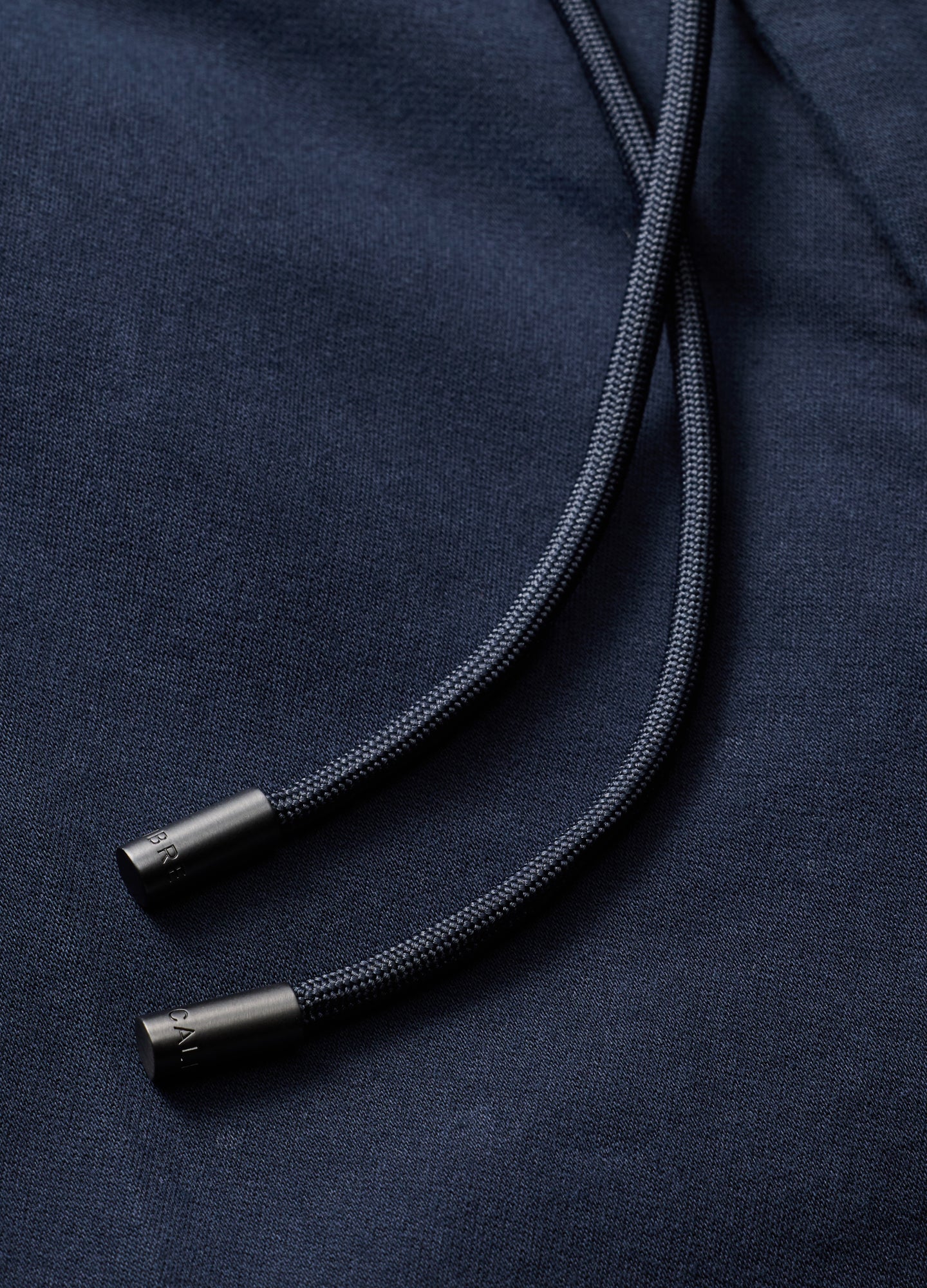 Dobby Denim Drawstring Pants Navy