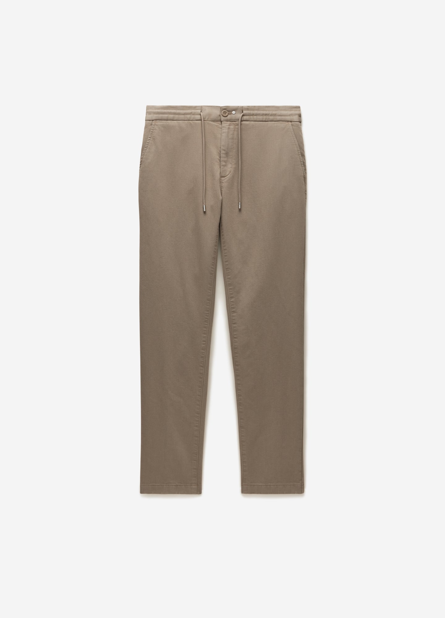 Dobby Denim Drawstring Pants Sand