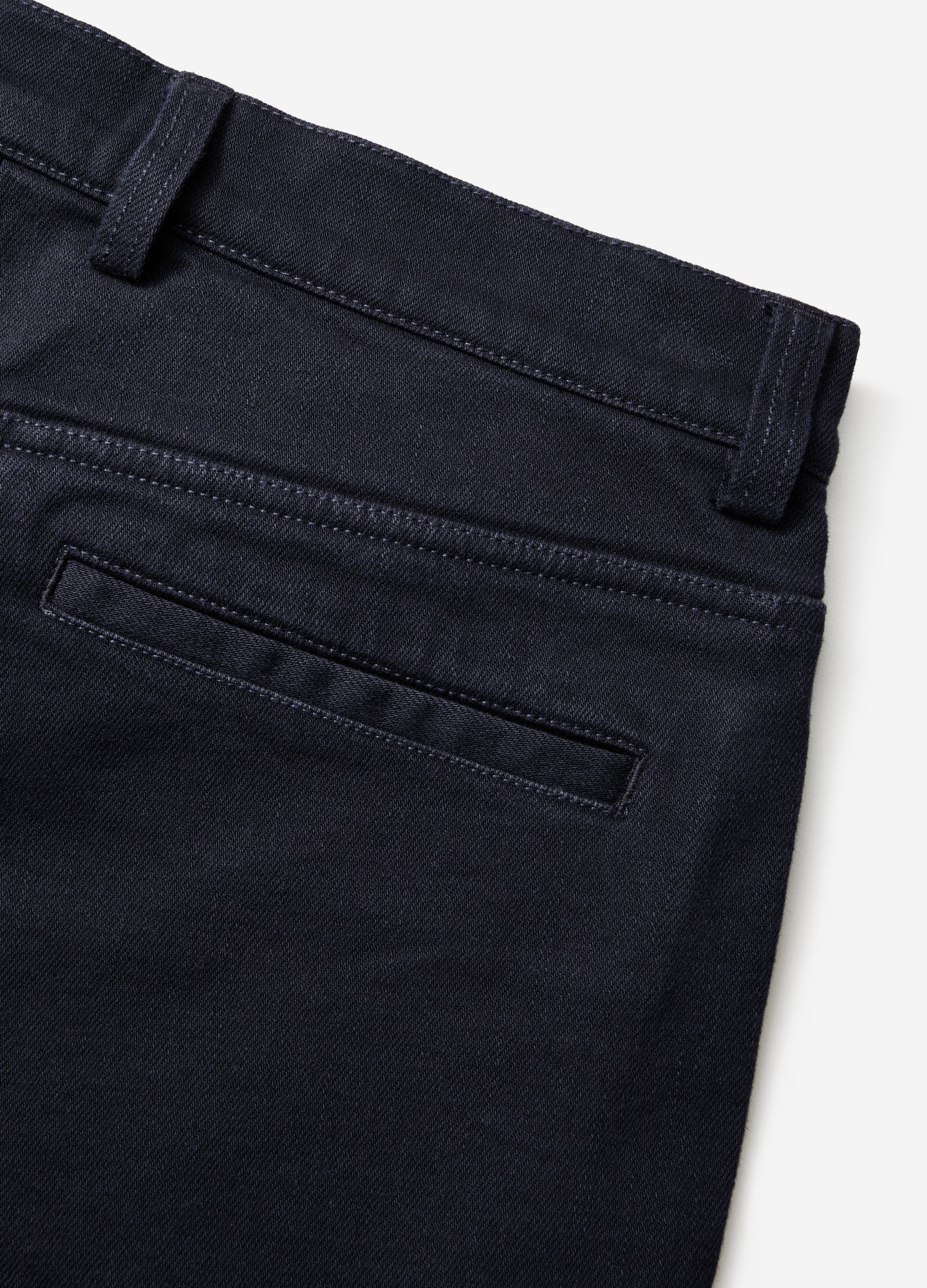 Slim Tapered Denim Pants Navy