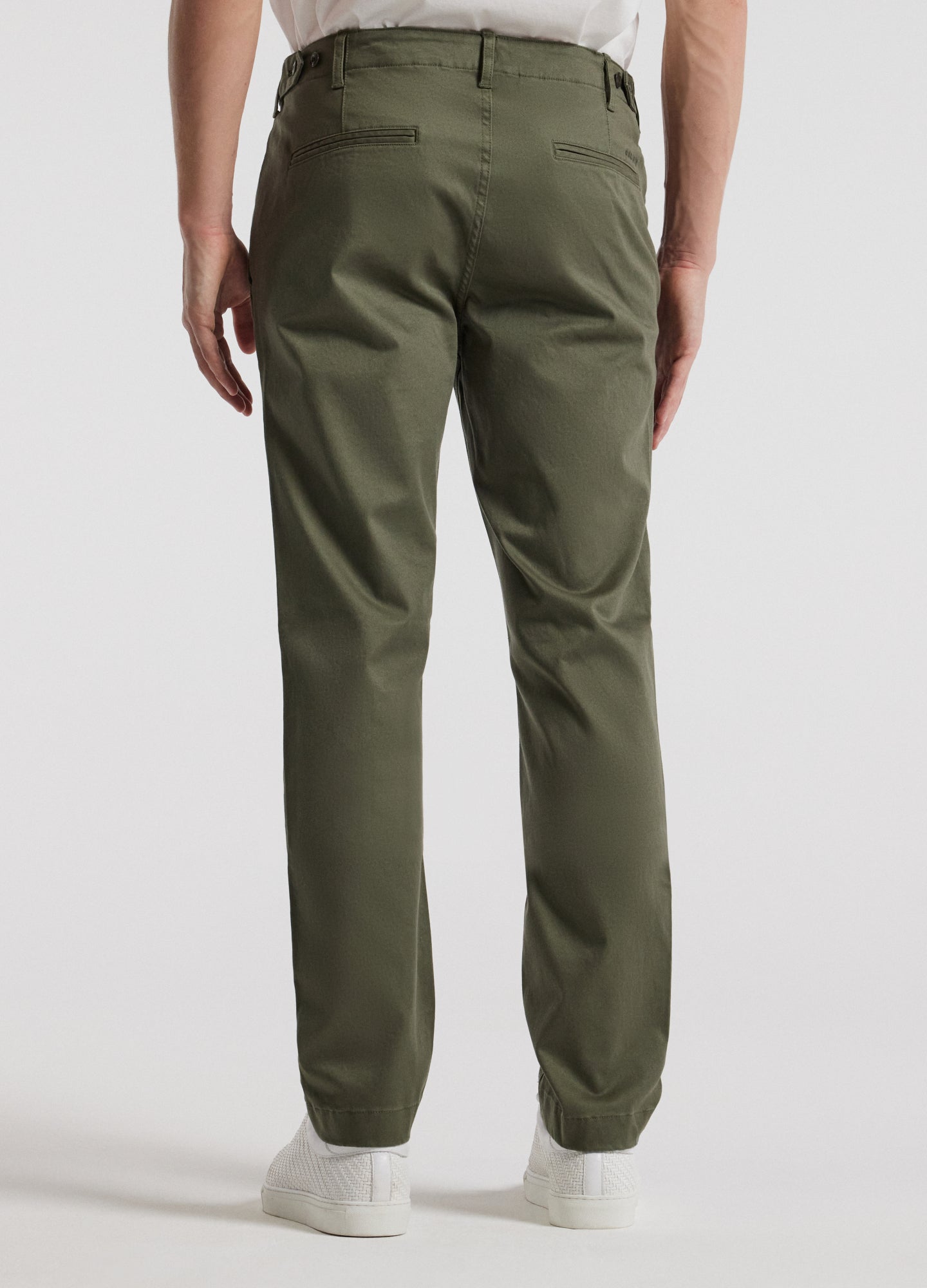 Slim Washed Chinos Khaki