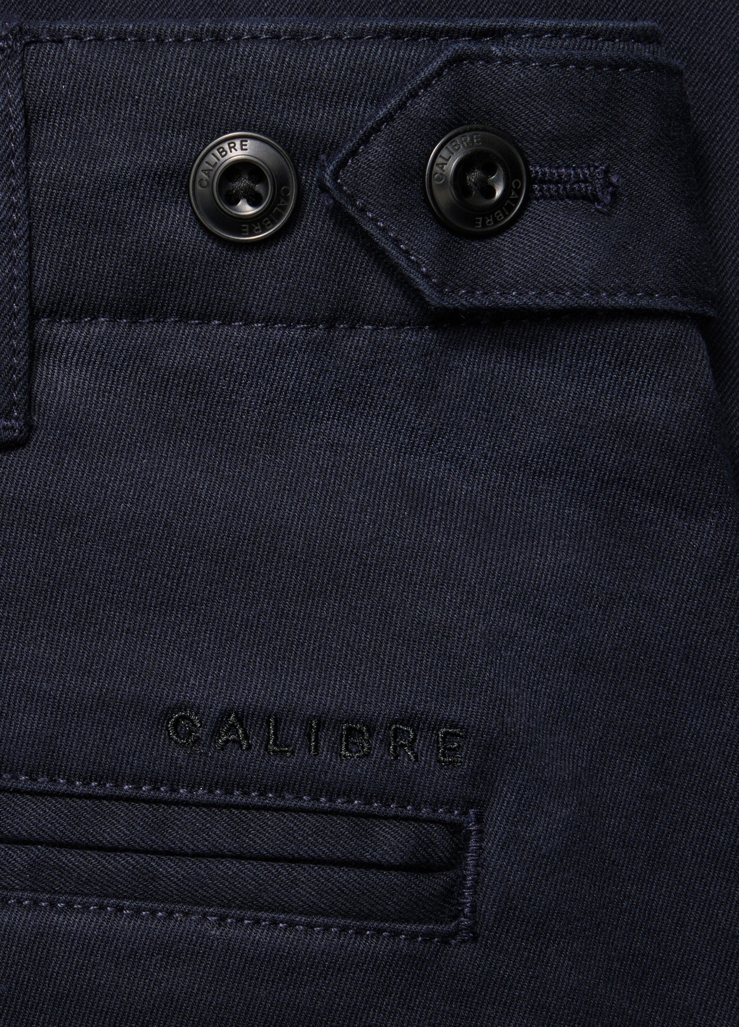 Slim Washed Chinos Navy