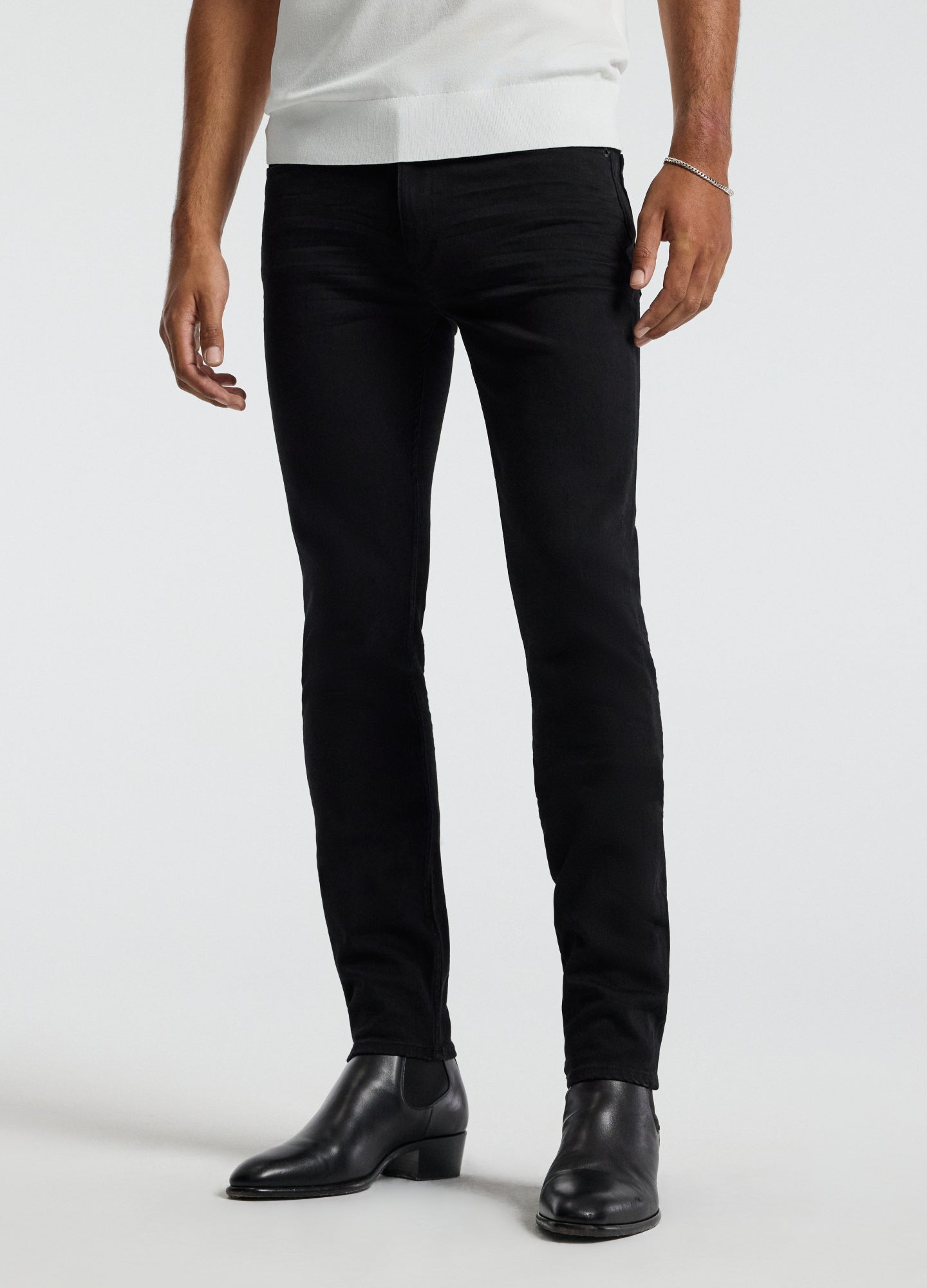 Skinny Fit Denim Jeans Black