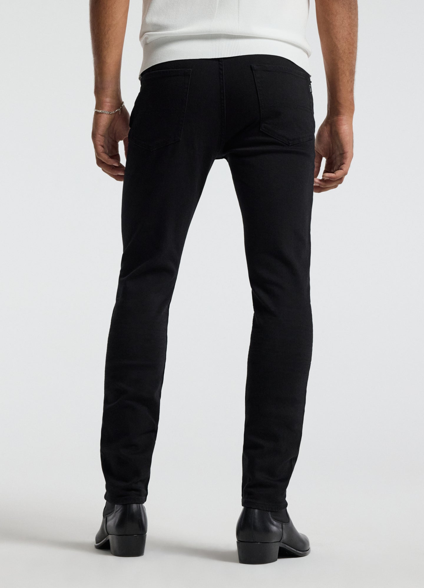 Skinny Fit Denim Jeans Black