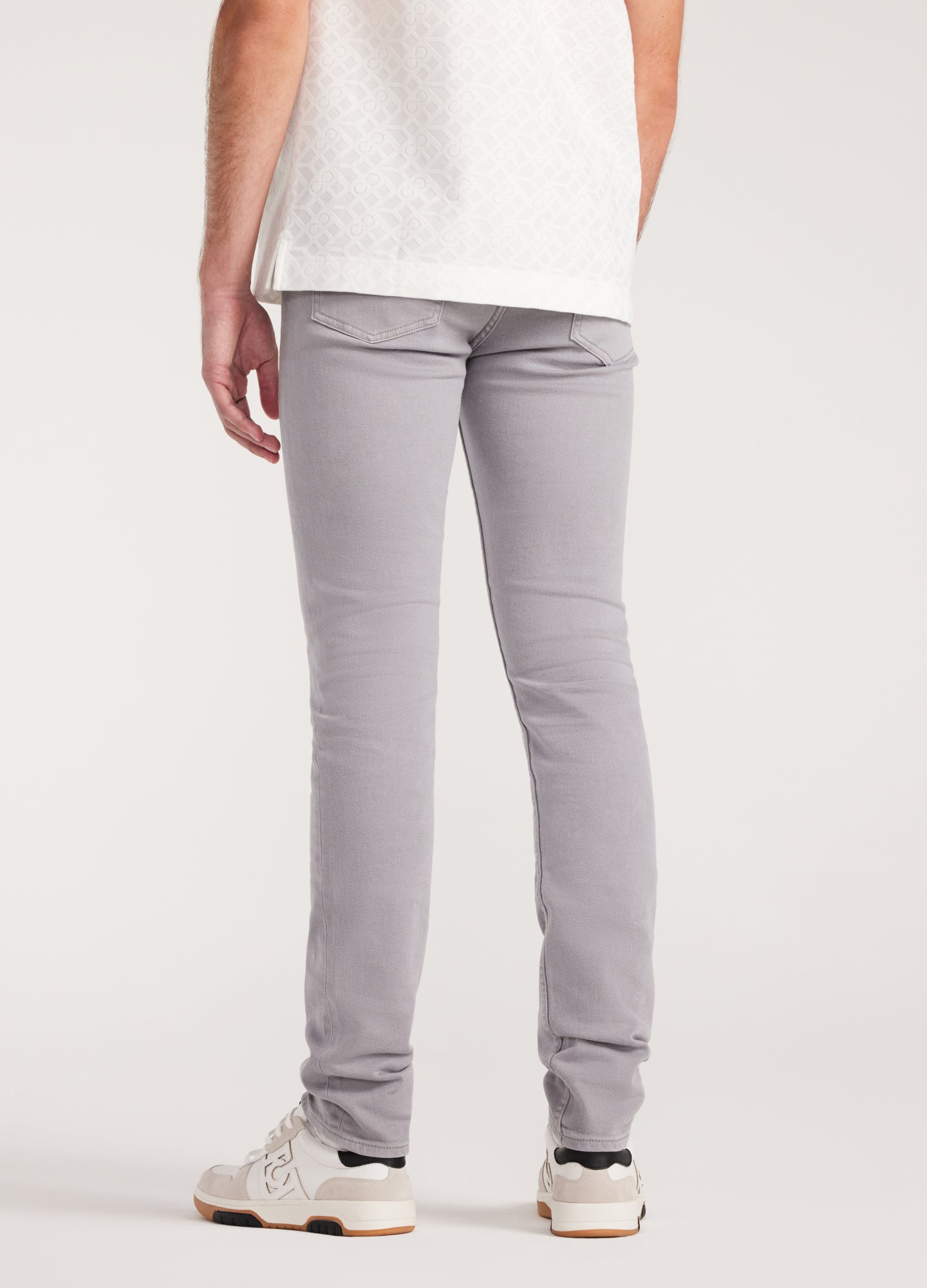 Skinny Fit Overdyed Jeans Ash