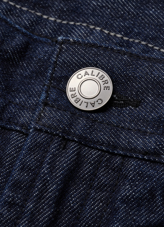 Loose Fit Denim Pants Navy