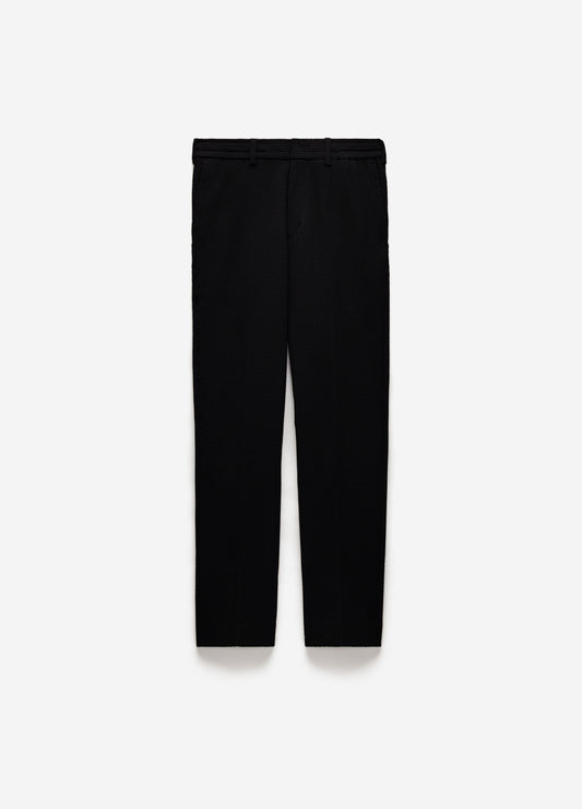 Textured Pants Black