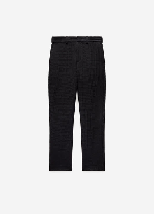 Textured Pants Black