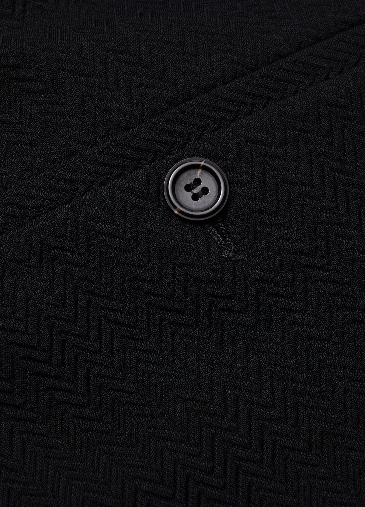 Herringbone Jacquard Pants Black