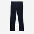 Slim Cotton Lyocell Chino Pants Navy