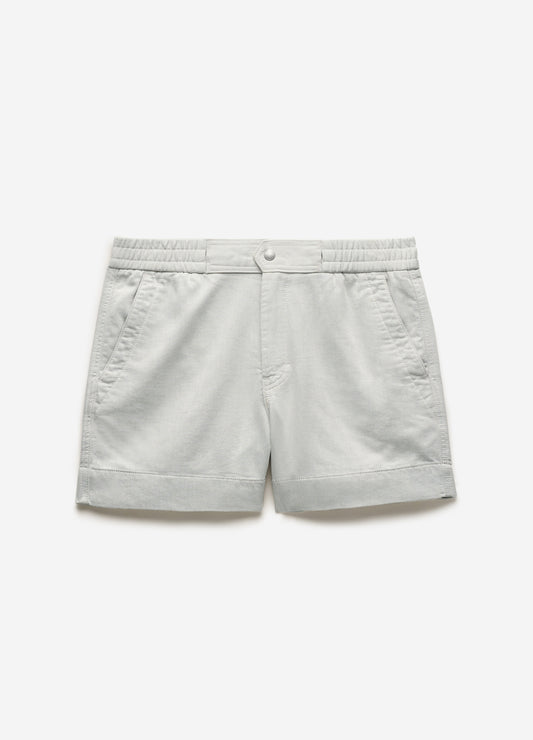 Dobby Denim Shorts Almond