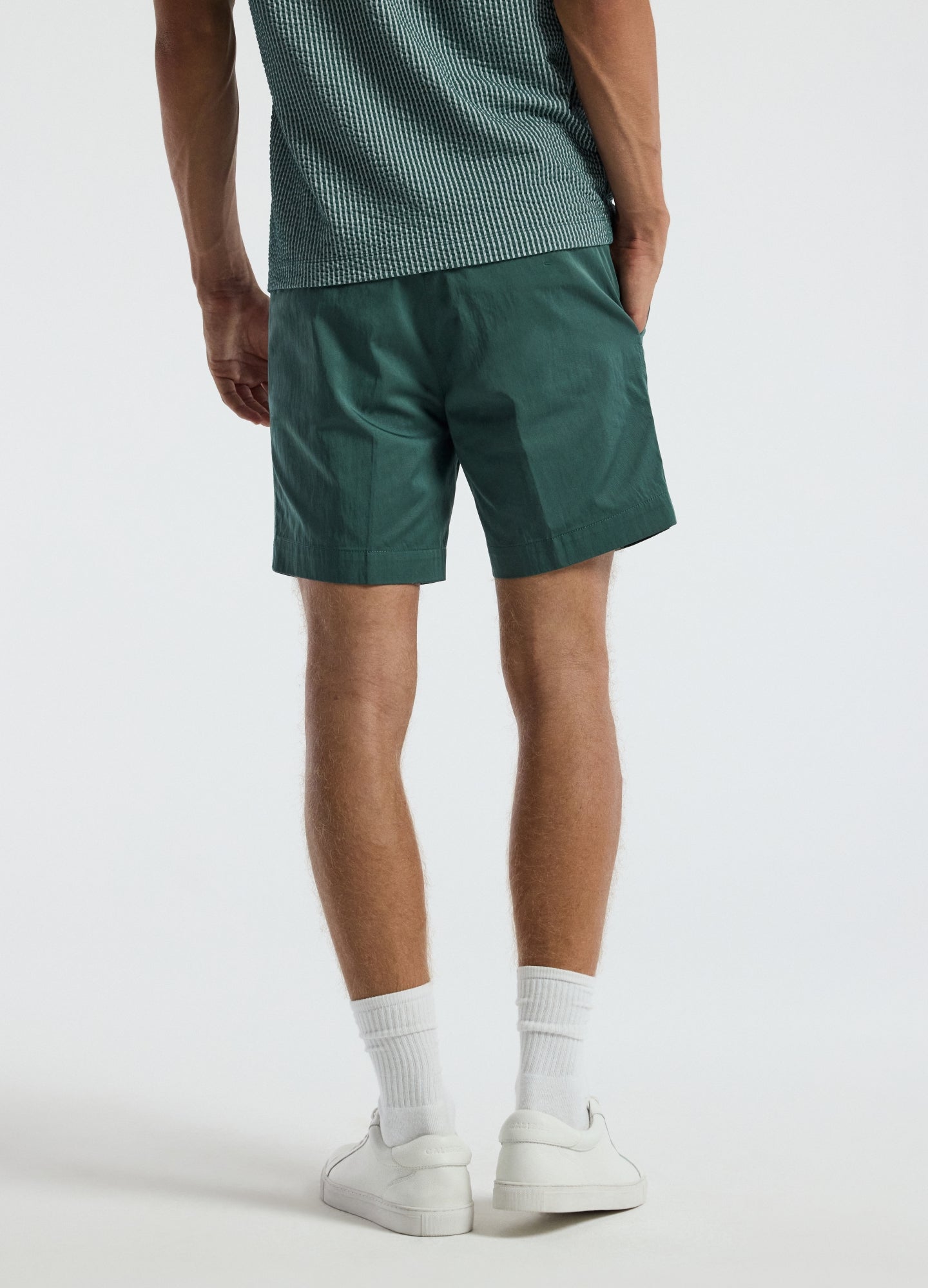 Tech Cotton Shorts Sea Green